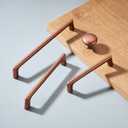 khtumeware 10 Pack 5"(128mm) Vintage Drawer Pulls Antique Copper Cabinet Pulls Kitchen Hardware Cabinet Handles Drawer Handles Knobs. (5" Hole Center)