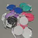 Jetec 18 Pieces Compact Mirrors Bulk Gifts Mini Vintage Pocket Mirrors for Purse Small Portable Folding Round Makeup Stuffs for Travel Daily Use Party Favors Women (Classic Colors)