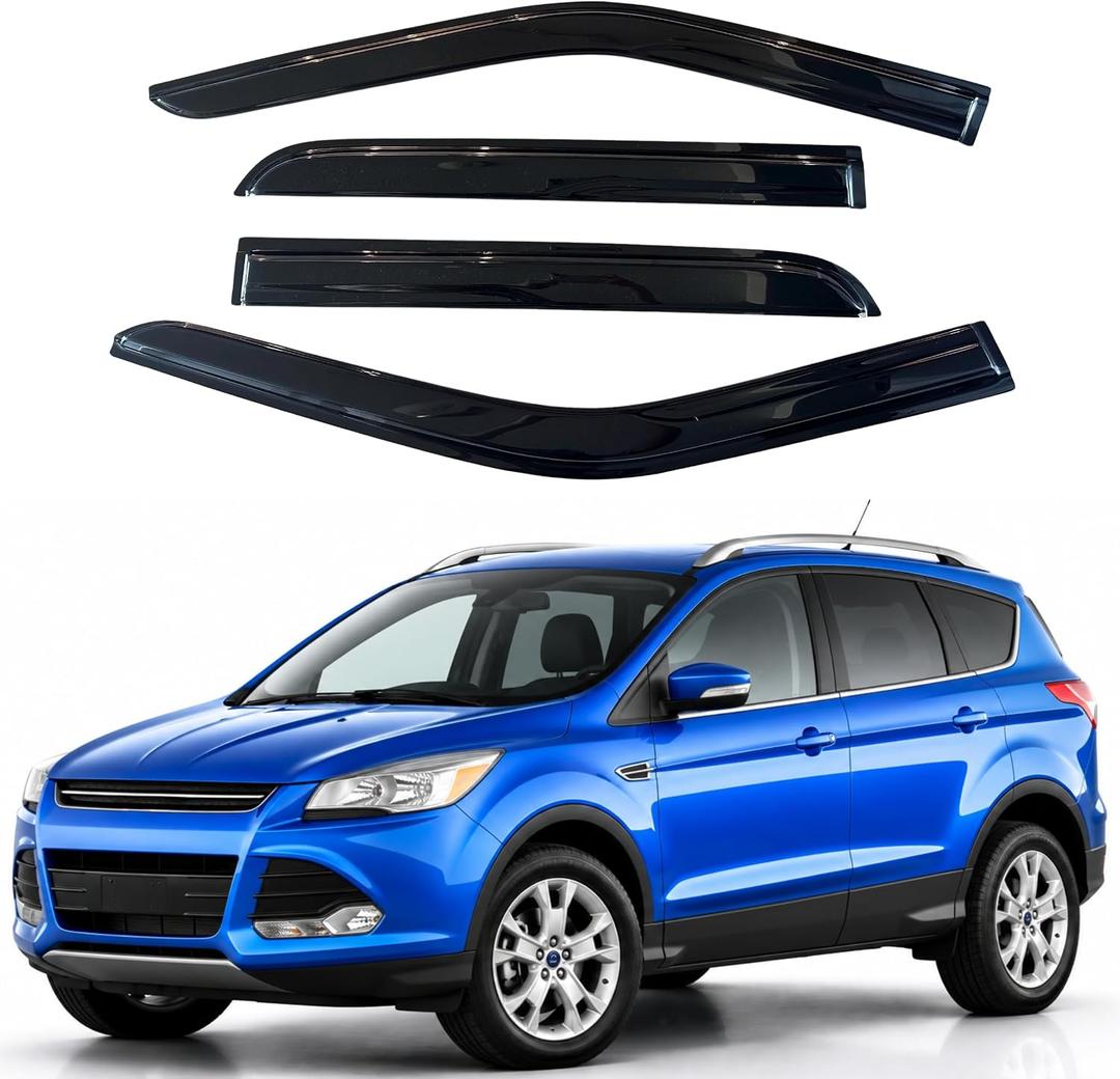 Window Visors Rain Guards for 2013-2019 Ford Escape