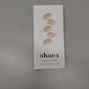 ohora Semi Cured Gel Nail Strips (N Pixie Dust) - Nude, Glitter, Works with Any UV/LED Lamps, Salon-Quality, Long Lasting, Easy to Apply & Remove - Includes 2 Prep Pads, Nail File & Wooden Stick