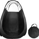 VARIPOWDER Pop Up Spray Tan Tent for Professionals Large Portable Black Tanning Tent Spray Tan Booth for Home & Salon with Carrying Bag