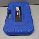 Orion Motor Tech 9pcs Hose Clamp Pliers for Fuel Oil & Water Hoses, Automotive Long Reach Hose Clamp Remover Kit with Flexible Wire Clic R Type Swivel Jaw Flat Band Pliers Case, Blue