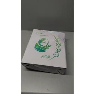 KTOB [50 pack] 12 oz Compostable Coffee Cups with Lids and Kraft Sleeves, Eco Friendly Disposable White Paper Cups Combo for Hot Beverage