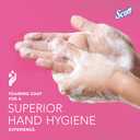 Scott Professional Foam Hand Soap with Moisturizers (91552), 1.0 L, Foaming, Pink, Floral Scent, Manual Refills (6 Bottles)