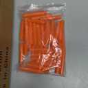 20Pcs Driveway Markers,4Ft Driveway Reflective Poles, Orange Fiberglass Snow Stakes with Reflective Tape for Easy Visibility at Night for Parking Lots (20, Orange)