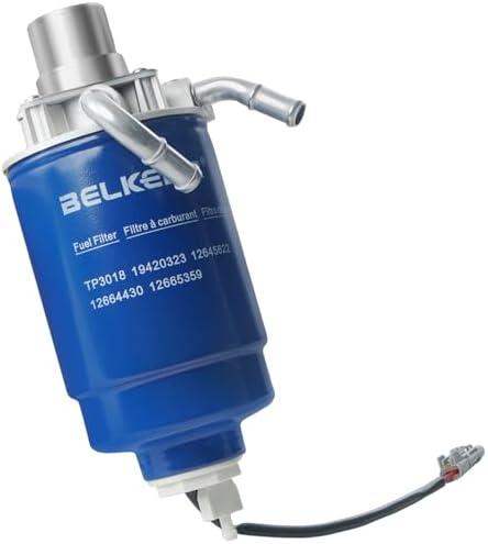 6.6 Duramax Diesel Fuel Filter Housing Assembly with Water in Fuel Sensor Head Compatible with 2011-2016 Chevy Silverado 2500 HD 3500 HD GMC Sierra V8 Replace TP3018 19431541 12645622 12664430 904-000