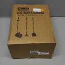 SlowTon Dog Pooper Scooper - 37.4" Long Metal Handle Adjustable Rake & Spade & Swivel Bin with 20 Waste Bags, Portable Pooper Scooper for Gravel Lawn Grass, Suit for Small Medium Large Dog (Orange)