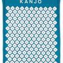 Kanjo Acupressure Mat and Pillow Set for Back Pain Relief & Neck Pain Relief, with Pressure Points for Muscle Pain Relief with Travel Bag - Sapphire Blue