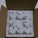 Flameless Tea Lights Candles - Realistic LED Flickering Operated Tea Lights Steady Battery Tealights Long Lasting Electric Fake Candles in White 24pcs Decoration for Party and Gifts Ideas (24pack)