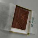 grande 3639 Genuine Leather Card Holder For Women and Men Slim Minimalist Small Accordion Magnetic Wallet (Chocolate Brown)