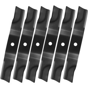 K5575-34330 Lawn Mower Blades for 48" Deck, Compatible with Kubota Kommander ZG123 ZG124 ZG2048 Z122E Z121S, Replaces K5575-97530, K5182-71840, 6 Pack