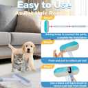 4 in 1 Mesh Screen Cleaner, Multi-Functional Window Screen Cleaning Brush, Pet Hair Removal Tool with Extra Long Handle, Gentle on Furniture, Couch, Carpet, Clothing, Bedding, Window, Mesh Screen