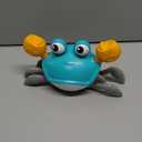 control future Crawling Crab Baby Toy - Infant Tummy Time Toys 3 4 5 6 7 8 9 10 11 12 Babies Boy 3-6 6-12 Learning Crawl 9-12 12-18 Walking Toddler 36 Months Old Music Development 1st Birthday Gifts (Green)