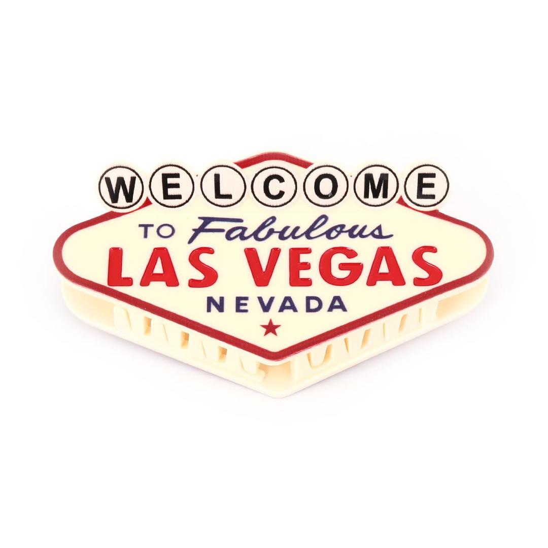 Personalized Acetate Hair Claw Clip with Las Vegas Themed Holiday Hair Claw Clip,1Piece