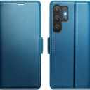 for Samsung Galaxy S26 Ultra Case Wallet with RFID Blocking Card Holder, PU Leather Kickstand Protective Flip Phone Cover Fit for Galaxy S26 Ultra 6.9", Blue