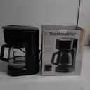 Toastmaster 12-Cup Digital Touchscreen Drip Coffee Maker - Programmable Automatic Coffee Machine - Kitchen Appliance with Keep Warm Setting