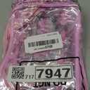 10 Pcs Pink Bow Clear Makeup Bag Coquette Cosmetic Bags PVC Travel Toiletry Preppy Portable Gift Transparent Pouch with Zipper Portable Makeup Organizer Pouch for Essentials