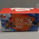 QDAN Dog Balls, 6 Inch Dog Soccer Ball with Straps, Herding Balls for Dogs