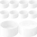2 Inch PVC Cap, Fits Standard 2" SCH 40 PVC Pipe with 2.375" OD, 10 Pcs | Furniture Grade White PVC End Caps for Clean Secure Pipe Closure, DIY Furniture, Garden Irrigation, Plumbing