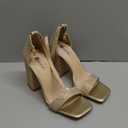 IDIFU IN3 Chunky Block Heels Wedding Party Dress Heeled Sandals, 5.5