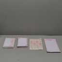 TaoBary 160 Pcs Stationery Paper Set 50 Double Sided Stationery Papers with 50 Matching Envelopes and 60 Round Dot Sticker, 10 Design(Pink Bow,5.5 x 8.25 Inch)