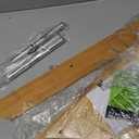 Stainless Steel Bamboo Triangle Corner Storage Shelf