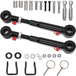 HY-SPEED Adjustable Front Sway bar Quicker Disconnect System Compatible with 1998-2006 Wrangler TJ 1984-2001 Cherokee XJ with 2.5" - 6" Lifts Replace Quicker Disconnect SwayBar links