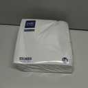 PAW - 50 Pieces Airlaid Paper Linen-Feel Napkins 16" x 16", Monocolor Disposable Cloth-Like Napkins, Elegant Silver Dinner Napkins for Kitchen, Party, Wedding, Gatherings, Christmas