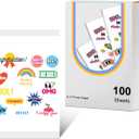Compatible with Liene PixCut S1 Sticker Paper -100 Sheets of 4x7 Printable Sticker Paper,Water & Oxidation-Proof,Only for Liene PixCut S1(Only Paper,100 Sheets) ﻿