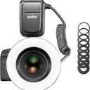 Godox MF-R76 Macro Ring Flash for Sony, for Canon, for Nikon, for Fuji Camera
