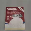 SourKeeper, Larger 2-in-1 Sourdough Starter Warmer Pro - 2026 Upgrade Larger Heating Plate, Dough Temp Probe, 1F Control (70110F), 24H Timer, Real-Time Monitoring Walnut,6.5inch