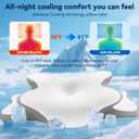Sleep Apnea Pillow with Neck Pain & Snoring Relief -Orthopedic Cervical Pillow, Ergonomic Contour Memory Foam for Side, Back,Stomach Sleepers, Medium Firm Support