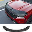 powoq Hood Deflector Compatible with 2022-2026 Nissan Frontier Deflector ABS Glossy Black Shield Hood Protector Replacement for 2022 2023 2024 2025 2026 Nissan Frontier Accessories