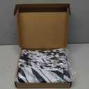 FUTEI Black White Decorative Throw Pillow Covers 20x20 Inch Set of 2,Soft Geometric Textured Faux Cashmere Cushion Case,Modern Home Decor for Couch Bed Living Room