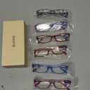 Gaoye 3.5 Reading Glasses for Women, 6 pack Fashion Readers for Women Spring Hinge Eye Glasses, Blue Light Reading Glasses