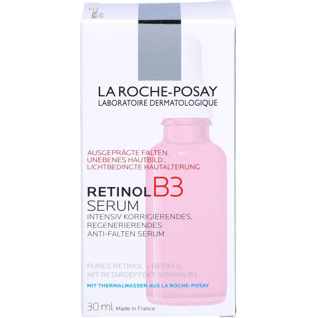 La Roche-Posay Pure Retinol Face Serum with Vitamin B3, Anti Aging Face Serum for Lines, Wrinkles & Premature Sun Damage to Resurface & Hydrate, Suitable for Sensitive Skin, 1.0 Fl. Oz