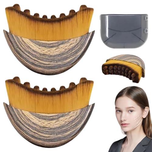 1PCS New Lymphatic Contour Face Brush, Contour Face Brush for Lymphatic Drainage, Ergonomically Designed to Fit the Skin Precisely, Face Lifting Tool for Skincare Routine |Portable Gua Sha Alternative