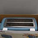 bella 4 Slice Slim Toaster, Fits-anywhere Kitchenware, 6 Setting Shade Control with Reheat & Cancel Buttons, Fits Sourdough, 10 Long Slot, Anti Jam & Auto Shutoff, 900 Watt, Surf