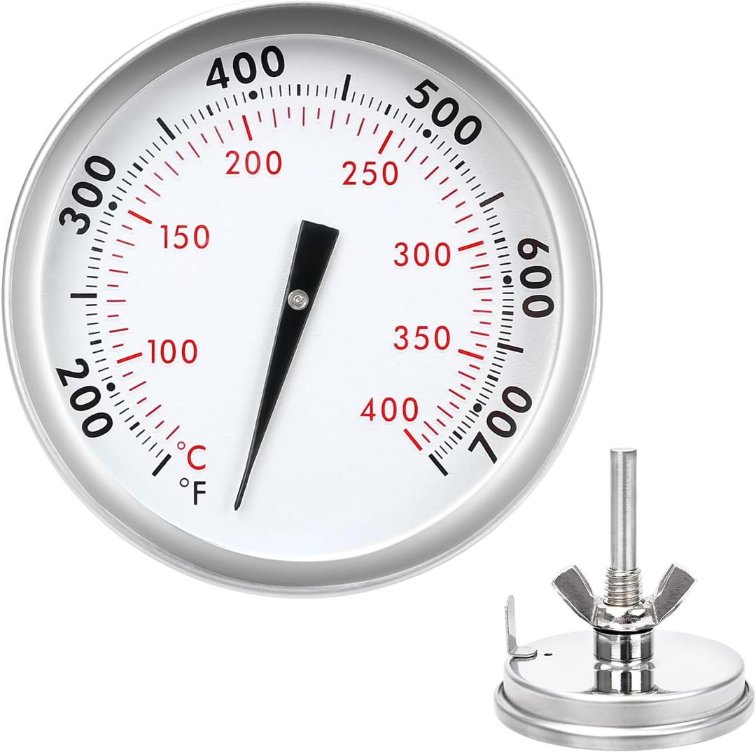 67088 67731 Accurate Grill Thermometer for Weber Genesis 300, Genesis II & Summit Series Grills, Genesis E/ S 310 330 Temperature Gauge, Center Mount, Thermostat Replacement 2-3/ 8” Dia
