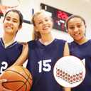 24 Pcs Basketball Lip Balm for Team Gifts Sports Moisturizing Jasmine Taste Lipstick for Women Players Sports Teachers Fans Party Favors Supplies