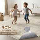 5x7 Area Rugs Living Room: Washable Large Neutral Beige Rug Abstract Soft Modern Stain Resistant Indoor Floor Non-Slip Carpet for Bedroom Nursery Kids Office Playroom Dining Room Under Table Home