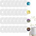 Demissle Replacement Fragrance Scented Pads Disc Fresh Oil Refill Pad for Towel Warmer Bucket (48 Pcs)