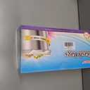 5 x Teivio 6 Gallon 80 Counts Medium Garbage Bags Trash Bags, Bathroom Trash Can Bin Liners, Plastic Bags for home office kitchen,Garden Outdoors waste,Clear