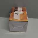 Air Humidifier for Bedroom with Three Spray, 2L Quiet Cool Mist Humidifier for Plants Dorm Room Office Home Car Personal Humidificador with Top Water Inlet & 4 Mist Modes & Night Light (White)