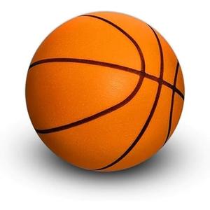 Rzkipdy Silent Basketball Size 5 (27.5") – Not Vacuum Shipped - 2025 Upgraded Airless Soft Foam Ball Soundless for Quiet Dribbling and Indoor Training – Real Feel Higher Bounce No Noise