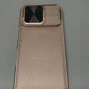 Magnetic for iPhone 16 Pro Case,[Compatible with Magsafe][Slide Camera Cover][Kickstand][Military Grade Protection] Shockproof Rugged Case for iPhone 16 Pro,Rose Gold