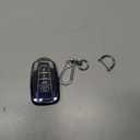 Silicone Key Fob Cover Compatible with Toyota Accessories Highlander Corolla Camry C-HR RAV4 Avalon Prius 4Runner Prado 86/GT86 Smart Car Key Shell Protector with Keychain 2 Pack (Tyt-BG)