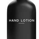Black Glass Lotion Dispenser with Pump by Brighter Barns - Hand Lotion Dispenser Bathroom Set & Tray - Modern Bathroom Decor in Airbnb, Apartment Rental Properties, Guest House, Hotel Lobby (Black)