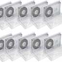 Blank Cassette Tapes 60 Minute Recordable Clear Audio Cassette Tape for Speech Music Recording,Tapes Audio Tapes with Individual Clear Plastic Case