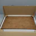 Wire Shelf Covers, Bamboo Wire Rack Covers for Pantry, Closet (4pcs, 24" W x 16" D)